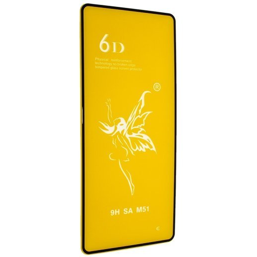 Захисне скло 6D PREMIUM SAMSUNG M515 Galaxy M51 2020 | M52 2021 ЧОРНИЙ