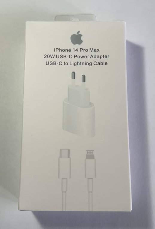 Мережевий Зарядний Пристрій Apple iPhone Power Adapter 20W USB-C & Cable
