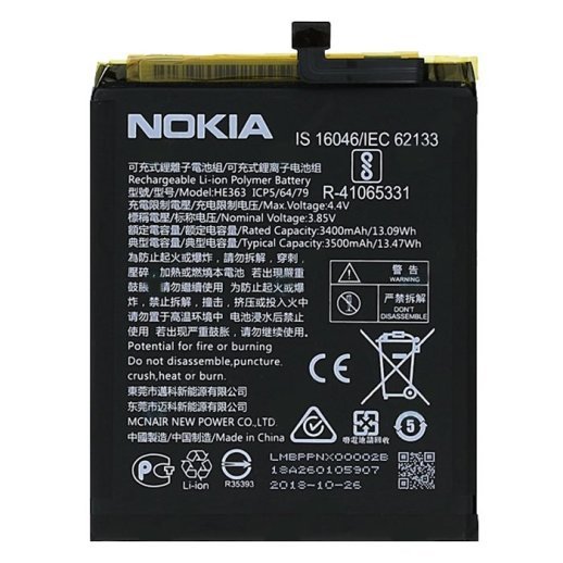Акумулятор для Nokia 3.1 Plus / HE363