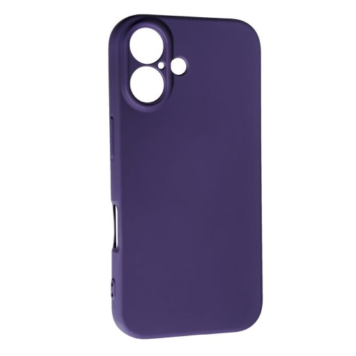 Силікон Case SMTT (AA) для Apple iPhone 16 Dark Violet