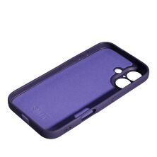 Силікон Case SMTT (AA) для Apple iPhone 16 Dark Violet