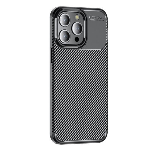 Накладка Tpu Carbon для Apple iPhone 14 Pro Max Black