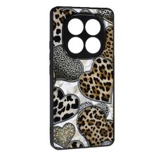 Накладка Fashion Mix для Xiaomi Redmi Note 14 Pro Plus (5G) Leopard Hearts