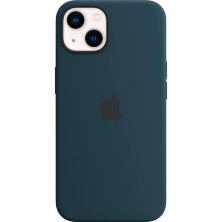 Silicone Case Original With MagSafe and Splash Screen Apple iPhone 13 Abyss Blue