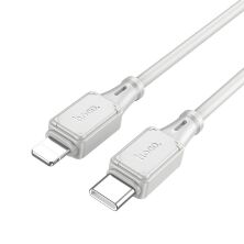 USB-C кабель HOCO X101 PD 27W Type-C - Lightning silicone 1м, сірий
