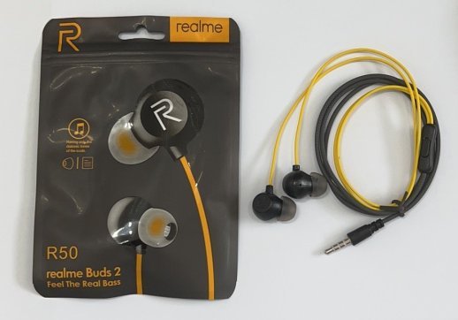 Навушники Realme R50 Grey-Yellow