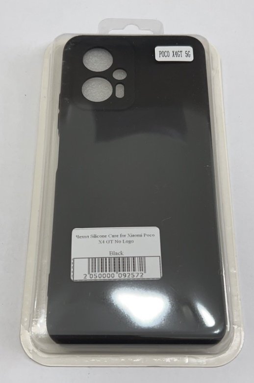 Чохол Silicone Case for Xiaomi Poco X4 GT No Logo Black