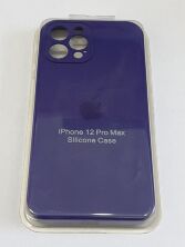 Чохол Silicone Case Copy Apple iPhone 12 Pro Max Square Ultra Violet, 23