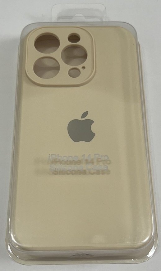 Чохол Silicone Case Copy Apple iPhone 14 Pro Square Antigue White, 20