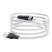 USB кабель HOCO X53 Angel Silicone USB - Lightning 1м, БІЛИЙ
