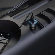 Автомобільний зарядний пристрій BOROFONE BZ9 Wise route dual USB 2.4A