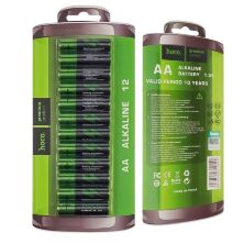 Батарейка AA щелочная HOCO LR6 1.5V, 12 штуки