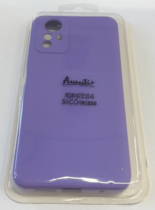 Avantis Full Silicone case Xiaomi Redmi Note 12S 4G Elegant Purple