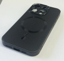 Case Carbone Shield Magsafe  for Apple Iphone 15 Pro Grey