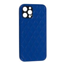 Накладка Шкiра Люкс 2021 для Apple iPhone 12 Pro Blue