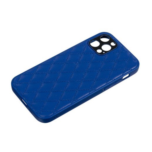 Накладка Шкiра Люкс 2021 для Apple iPhone 12 Pro Blue