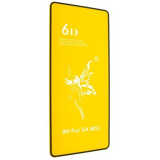 Захисне скло 6D PREMIUM SAMSUNG M526 Galaxy M52 5G 2021 ЧОРНИЙ