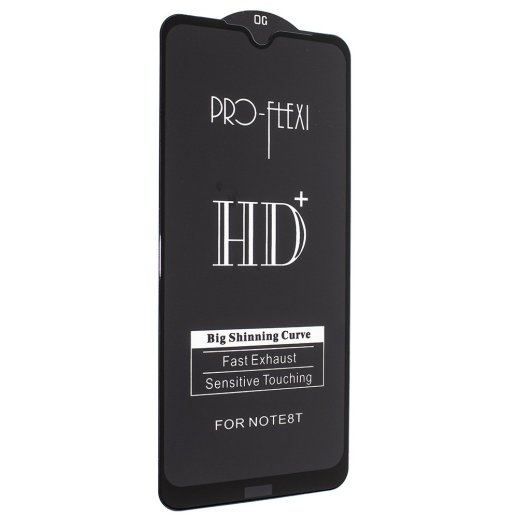 Захисне скло PRO-FLEXI HD+ XIAOMI Redmi Note 8T 2019 ЧОРНИЙ