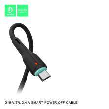 Кабель USB Denmen D15V USB - micro USB (2.4A) OD4.0мм