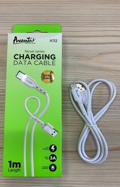 USB Cable Avantis A-112t Novel Type-C White