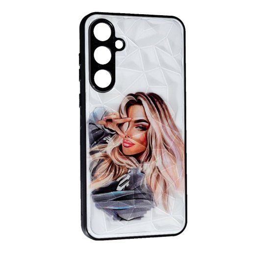 Накладка Prisma Ladies New для Samsung A35 Girl in a hoodie