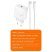 Мережевий зарядний пристрій WUW T60 GaN TYPE-C PD 25W + USB кабель Type-C - Type-C