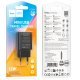 СЗУ HOCO C134A (1USB/2.4A) + USB - Type-C (28pc) (черный)