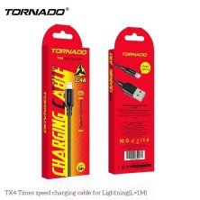 USB Cable TORNADO TX4 Тканевая Оплётка Lighting