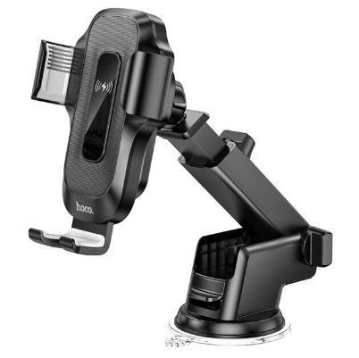 Автомобільний тримач HOCO HW3 15W бездротова швидка зарядка - клейка присоска