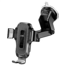 Автомобільний тримач HOCO HW3 15W бездротова швидка зарядка - клейка присоска