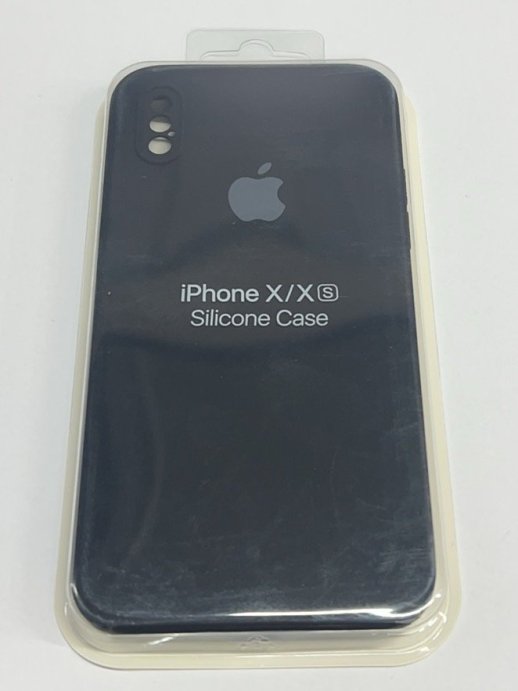 Чохол Silicone Case Copy Apple iPhone X / Xs Square Black, 14