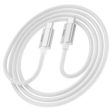 USB-C кабель HOCO U134 240W Type-C - Type-C 1.80м, СІРИЙ