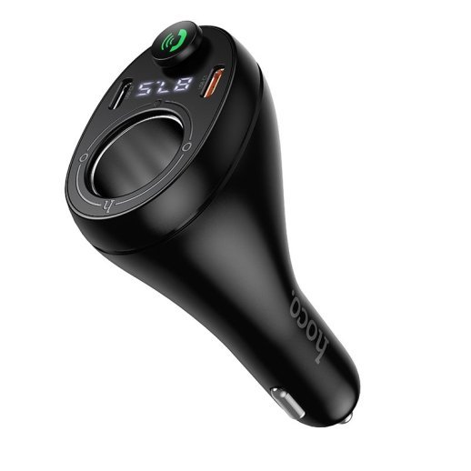 FM-трансмітер автомобільний HOCO E88 Bluetooth 5.4 / PD20W / QC3.0 / 2xUSB-C / USB / DC 120W