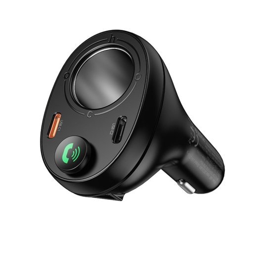 FM-трансмітер автомобільний HOCO E88 Bluetooth 5.4 / PD20W / QC3.0 / 2xUSB-C / USB / DC 120W