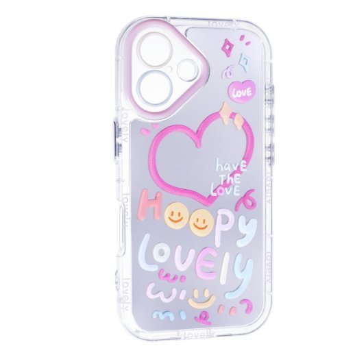 Накладка Happy Lovely для Apple iPhone 16 Transparent