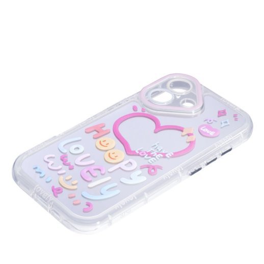 Накладка Happy Lovely для Apple iPhone 16 Transparent
