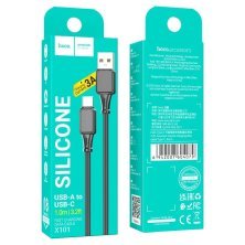 USB кабель HOCO X101 USB - Type-C silicone 1 метр, чорний