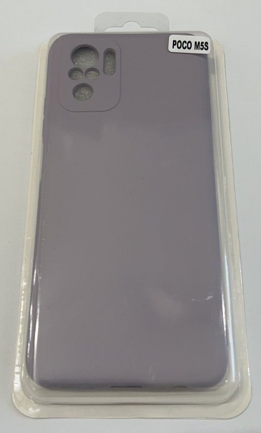 Чехол Silicone Case for POCO M5S (Redmi Note 10) No Logo Lilac
