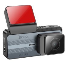 Автомобільний відеореєстратор HOCO DV11 2K з WI-FI, сірий
