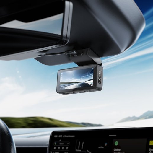 Автомобільний відеореєстратор HOCO DV11 2K з WI-FI, сірий