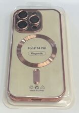 Case Magsafe With Frame for Apple Iphone 14 Pro Rose Gold