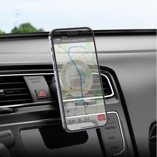 Автомобільний тримач BOROFONE BH90 Ring повітряна решітка - магнит
