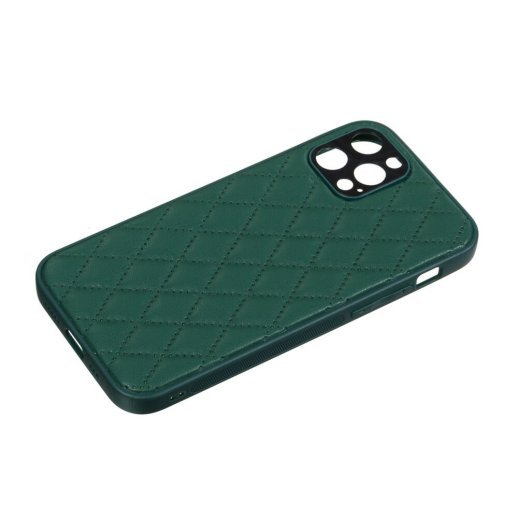 Накладка Шкiра Люкс 2021 для Apple iPhone 12 Pro Green