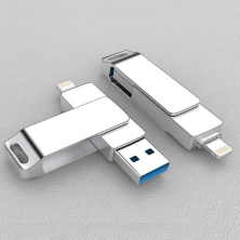 USB + Lightning  Flash Drive T&G TG008 128GB USB 3.0 глюк