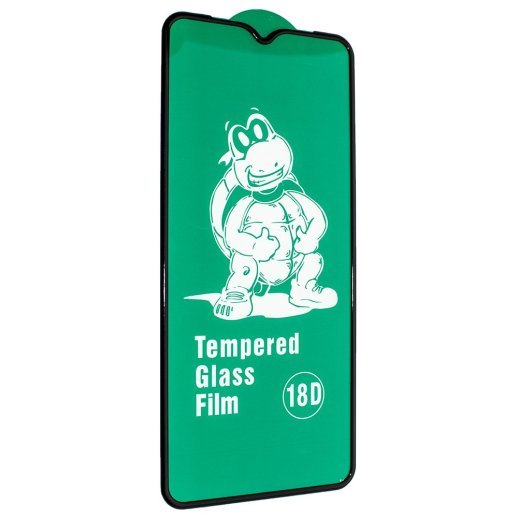 Захисне скло 18D із захисним бортом XIAOMI Redmi 9 (2020) ЧОРНИЙ