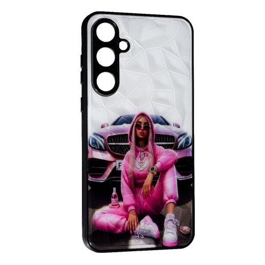 Накладка Prisma Ladies New для Samsung A35 Pink Car