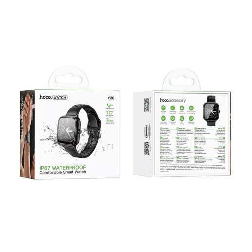 Смарт-годинник HOCO Y36 Smart watch (call version), чорний