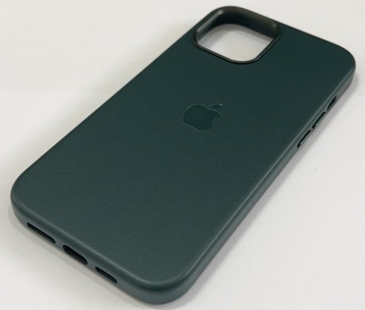 Чохол Leather Case Apple Iphone 12 Pro Max MagSafe Fir Green
