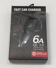 Автомобільний зарядний пристрій DC-681 3.0 6A Белый