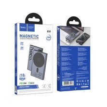 Power Bank HOCO Q32 Bird PD20W wireless magnetic 5000 mA, чорний